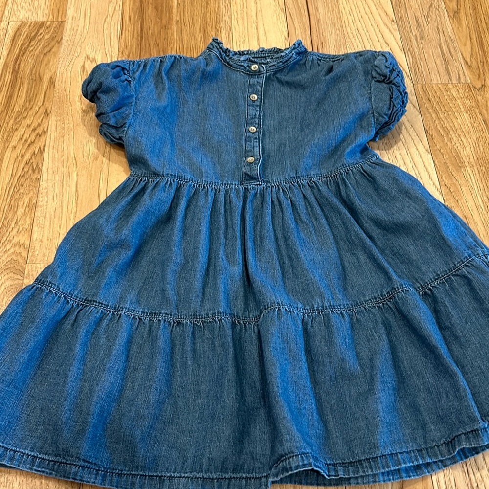 Gap Kids size 6-7 short sleeve denim dress
